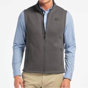 Rhone Men's Bond Fleece Vest KNITTED - Size Small - Color Asphalt Grey